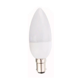 4W Warm White LED ECO Candle Small Bayonet Cap Twin Pack