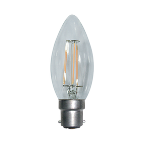 4W Warm White BC LED Candle Lamp Dimmable