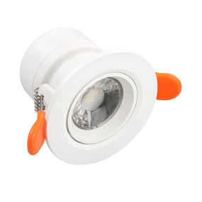 Gimble Downlight - Dimmable 7W 620lm IP20 3000K 85mm White