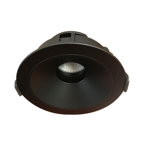 LED Downlight - Dimmable 9W 918lm IP20 4000K 100mm Black Adjustable Commercial Grade