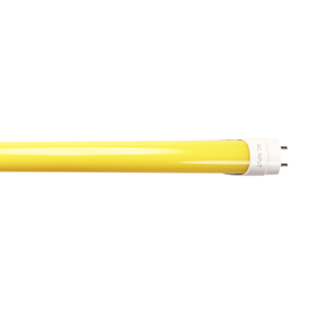 T8 Yellow LED Tube 2FT 10W 700lm - Shatterproof Anti-Bug
