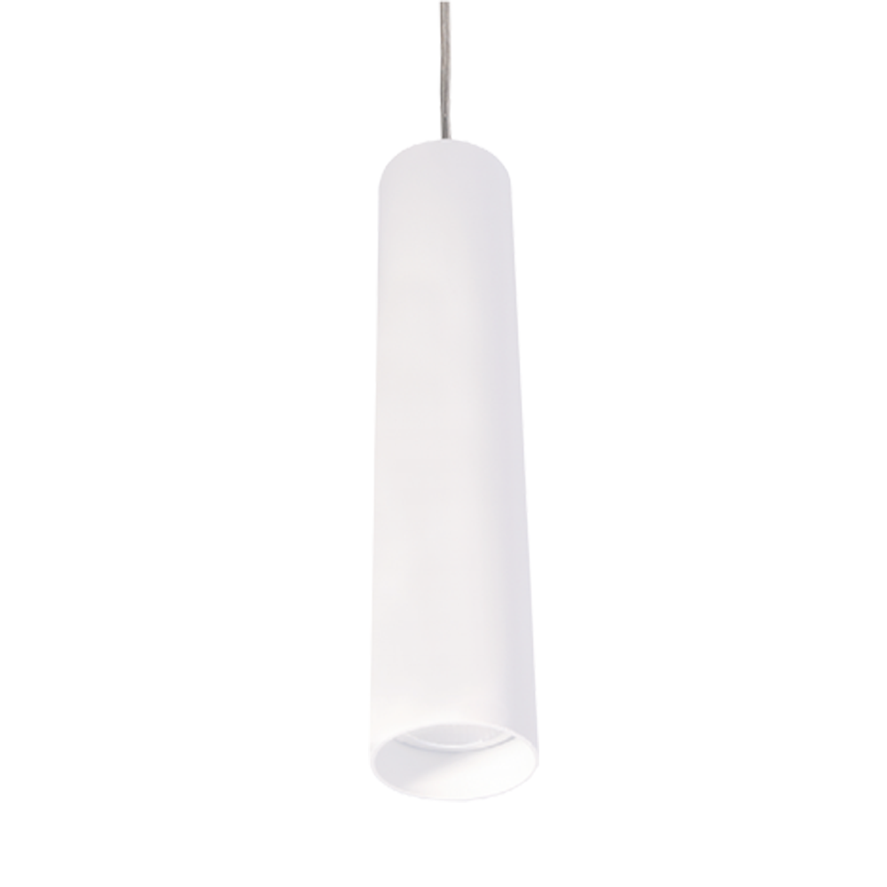 13W Warm White LED Pendant In White 