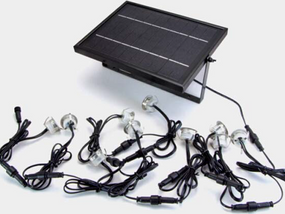 10 x Warm White Solar Recessed Deck Lights Stainless Steel