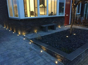 Solar Deck Lights or Step Lights With Remote - RGB Kit of 10 Stainless Steel IP67