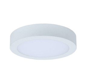 Round Neutral White LED Oyster Light - 6W 30 LEDs