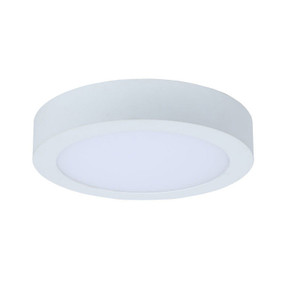 120mm Oyster Light - LED Round 5000K 480lm 6W