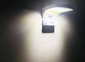 Solar Wall Light With Motion Sensor - Ultra Bright Commercial Grade