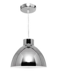Pendant Light - Chic Dome 60W Chrome