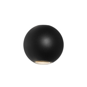 Up Down Light - Marine Grade Round 3000K 377lm Black
