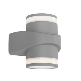 Up Down Light - Marine Grade Sleek Cylindrical 3000k 505lm Silver