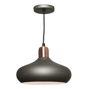 Pendant Light - Modern Hanging Dome 60W Copper
