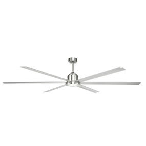 Ceiling Fan - Massive 244cm Satin Nickel 5 Speed With Remote