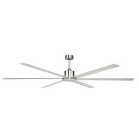 Ceiling Fan - Massive 214cm Satin Nickel 6 speed