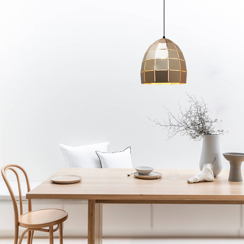 Champagne Gold Pendant Ultra Modern 255mm 72W Lighting Style