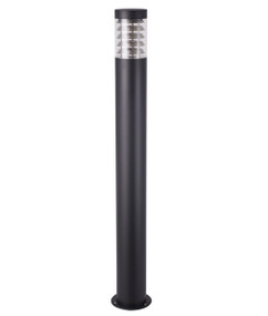 304 Grade Stainless Steel Black 1m Bollard Light Slender 60W