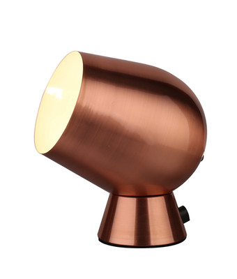 Copper Touch Lamp - Smooth Unique Shaped 175mm 25W