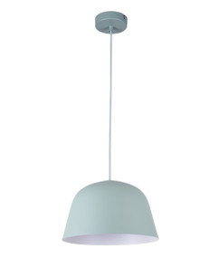Pendant Light - Modern High Dome 155mm 40W Matte Green