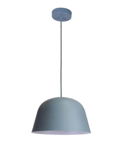 Pendant Light - Modern High Dome 155mm 40W Matte Blue