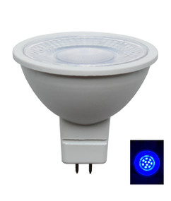 MR16 Blue Globe - Round 12V 65lm 46mm 5W