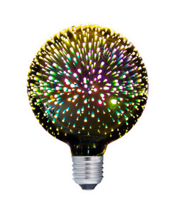 Fireworks Effect Globe - Round E27 50lm 164mm 4W Firework