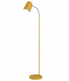 Chic Slender Standing Lamp 1545mm 40W Matte Yellow