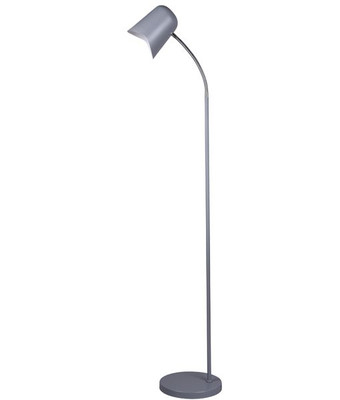 Matte Grey Floor Lamp Chic Slender 1545mm 40W