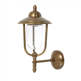 Outdoor Wall Light - Antique Brass PER