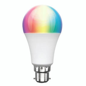 Smart Light Bulb B22 RGB LED - Dimmable 9W 800lm 3000K Multi Colour