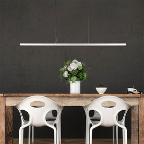 Pendant Light - Suspended T-Bar LED Dimmable 30W 1500lm 4000K 1.5m White