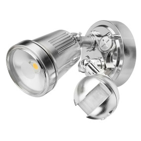 Motion Sensor Spotlight - 11W 750lm IP44 4200K 95mm Brushed Nickel