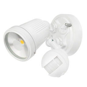 Motion Sensor Spotlight - 11W 750lm IP44 4200K 95mm White