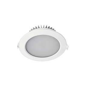 LED Downlight - Dimmable 13W IP44 Tri Colour 140mm White