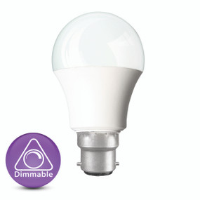 Dimmable LED Globe - B22 9W 860lm 4200K 110mm White