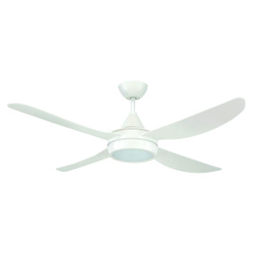 48inch White Ceiling Fan 20W 1000lm 4200K  With Light