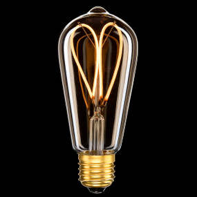 LED Vintage Filament Globe - E27 4W 130lm 130mm