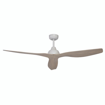 Stunning White Ash DC 3 Blade Ceiling Fan 132cm With Remote