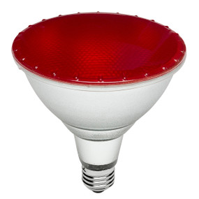 LED Coloured Globe - E27 15W 150lm IP65 134mm Red