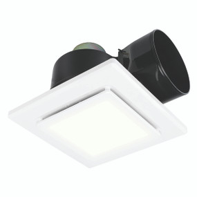 Exhaust Fan With Light - Square 13W 325mm White