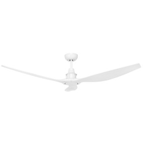 147cm 58inch White DC 3 Blade Ceiling Fan With Remote Control