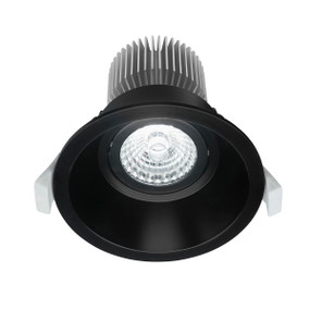 Gimble Downlight - Dimmable 10W 820lm IP44 Tri Colour 100mm Black