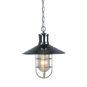 Pendant Light - 60W B22 300mm Chrome
