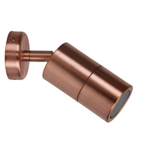 Wall Spotlight - Adjustable 35W GU10 IP65 180mm Copper