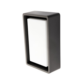 Marine Grade Vandal Resistant Wall or Ceiling Light - 10W 700lm IP65 IK10 4000K 240mm Graphite