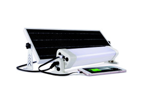 Solar Batten Light Motion Sensor Remote Control - 1200lm IP65 6000K 360mm Commercial Strength