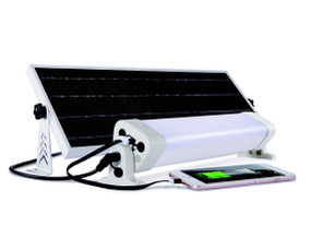Solar Batten Light Motion Sensor Remote Control 2400lm IP65 6000K 600mm Commercial Strength