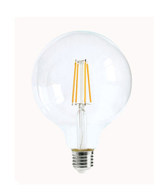 E27 LED Filament Globe - 6W 600lm IP20 2700K 140mm Clear Dimmable