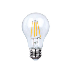 E27 LED Filament Globe - 8W 800lm IP20 6000K 105mm Clear Dimmable