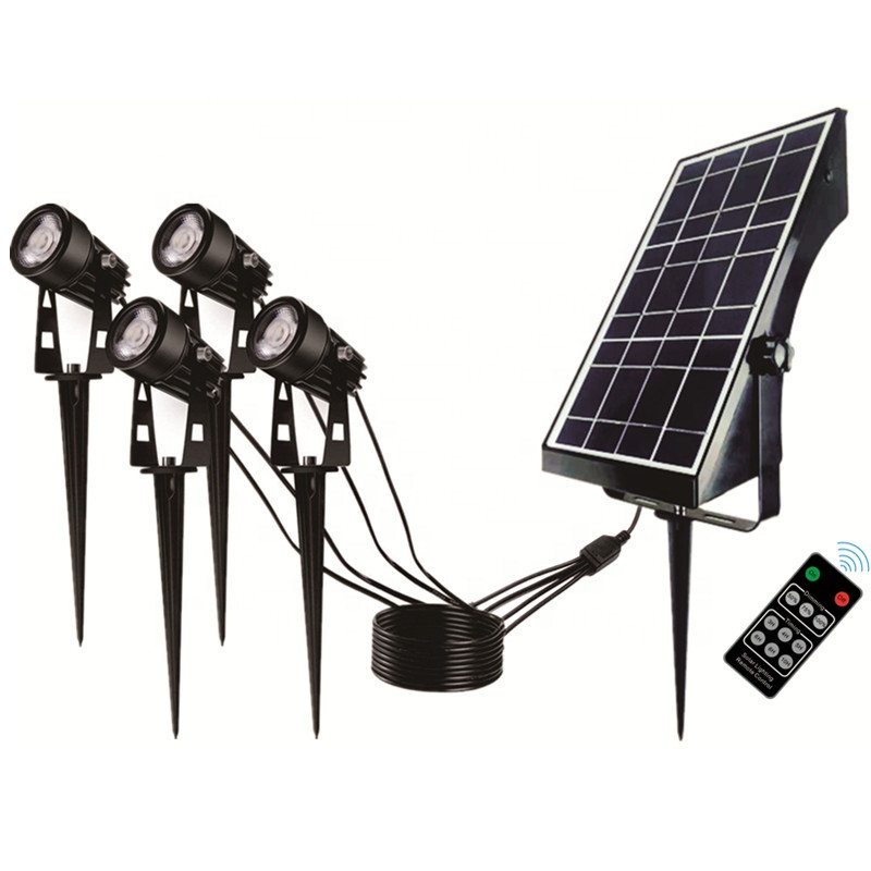 solar garden lights with remote control