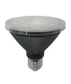 PAR E27 LED Globe - 10W 800lm IP44 5000K 95mm Black