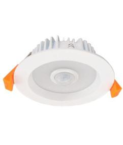 LED Downlight With Motion Sensor - 10W 850lm IP20 5000K 105mm White